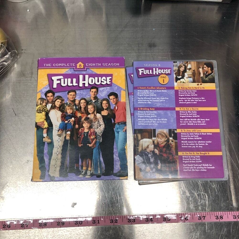Full House Season 8 DVD 4 Disks
